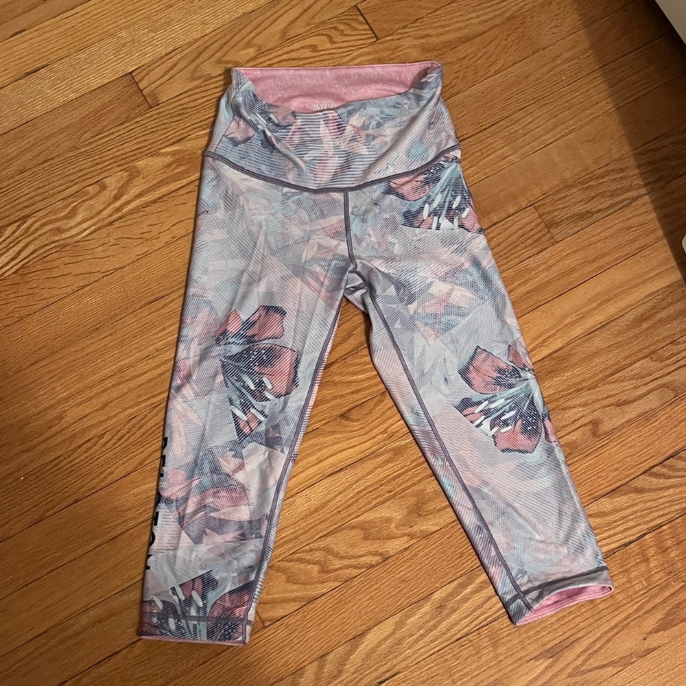 WITH Floral Peloton Leggings - Reversible